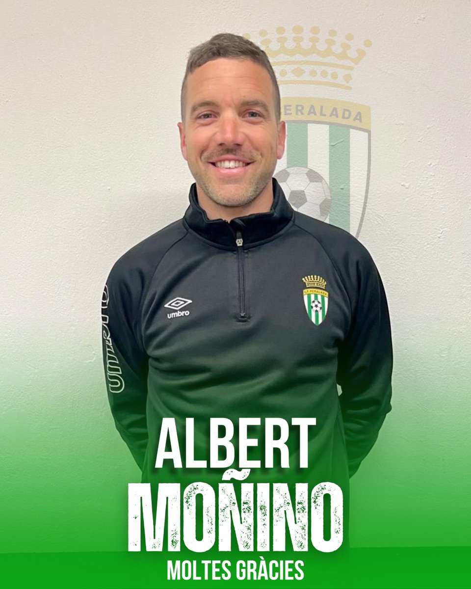 CF Peralada (@cfperalada) on Twitter photo 🫡 COMIAT I AGRAÏMENT
Avui diem gràcies i fins aviat a <a href="/AlbertMT_8/">Albert Moñino Turró</a>, després de dues temporades com a coordinador de futbol 11 💚⚽
Clau en el creixement del nostre futbol base i en formar persones 🙌
Sort en el nou camí, Albert! 🏡🍀
El CF Peralada sempre serà casa teva 💚 🫡 COMIAT I AGRAÏMENT
Avui diem gràcies i fins aviat a <a href="/AlbertMT_8/">Albert Moñino Turró</a>, després de dues temporades com a coordinador de futbol 11 💚⚽
Clau en el creixement del nostre futbol base i en formar persones 🙌
Sort en el nou camí, Albert! 🏡🍀
El CF Peralada sempre serà casa teva 💚