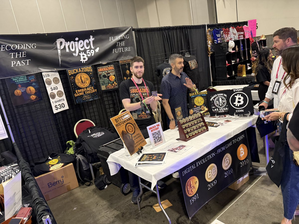 krilllincharts's tweet photo. Buckazoids Squad at the BTC Conference ⚡️ @BuckazoidsWorld @bitcoinnews @bitcoinarchive @BitcoinMagazine 

Live stream:
https://t.co/TMhy7jO2OU

#btc #BitcoinConference #btcconference 

Buy Buckazoids here:
https://t.co/g1AFPGSY2q https://t.co/UsMdbe42DJ