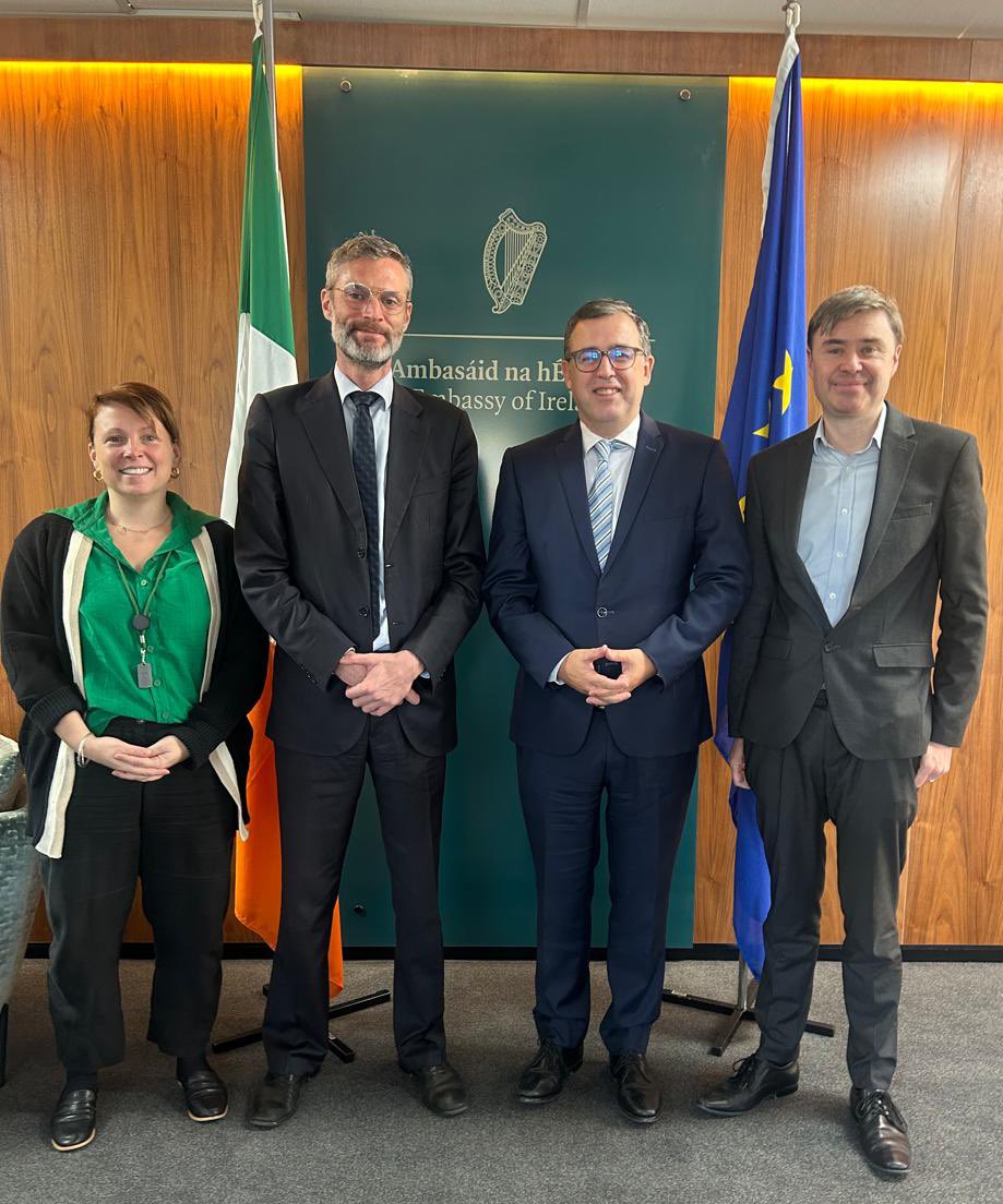 Ambassador Austin Gormley (@irlambrsa) on Twitter photo A great pleasure to meet Justin McDermott of <a href="/UNmigration/">IOM - UN Migration 🇺🇳</a> today and learn of the good work supporting vulnerable migrants and on policy in the region. A great pleasure to meet Justin McDermott of <a href="/UNmigration/">IOM - UN Migration 🇺🇳</a> today and learn of the good work supporting vulnerable migrants and on policy in the region.