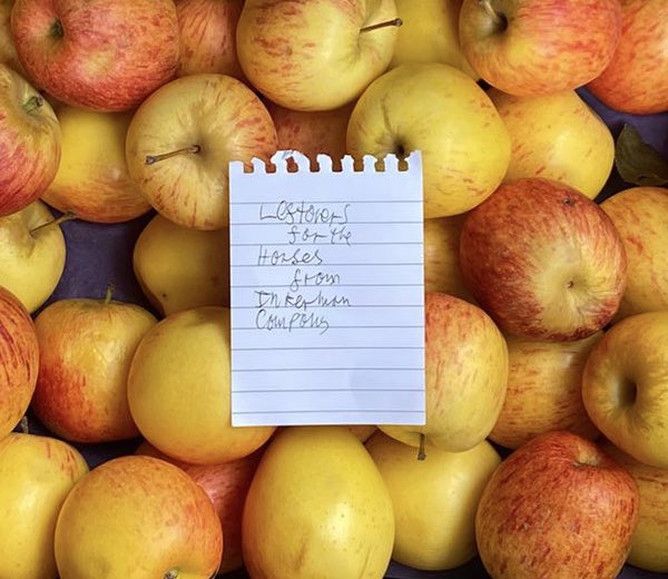 Sgt Maj Norman French (@sgtmajfrench) on Twitter photo Weâve all been there⌠what to do at End Ex with the spare apples. This box was left at the livery stables by the Academy Officer Cadets. The note reads âLeft overs for the horses, from Inkerman Companyâ. Thank you Inkerman⌠teaching the teachers.
#kindness <a href="/RMASandhurst/">Royal Military Academy Sandhurst</a> Weâve all been there⌠what to do at End Ex with the spare apples. This box was left at the livery stables by the Academy Officer Cadets. The note reads âLeft overs for the horses, from Inkerman Companyâ. Thank you Inkerman⌠teaching the teachers.
#kindness <a href="/RMASandhurst/">Royal Military Academy Sandhurst</a>