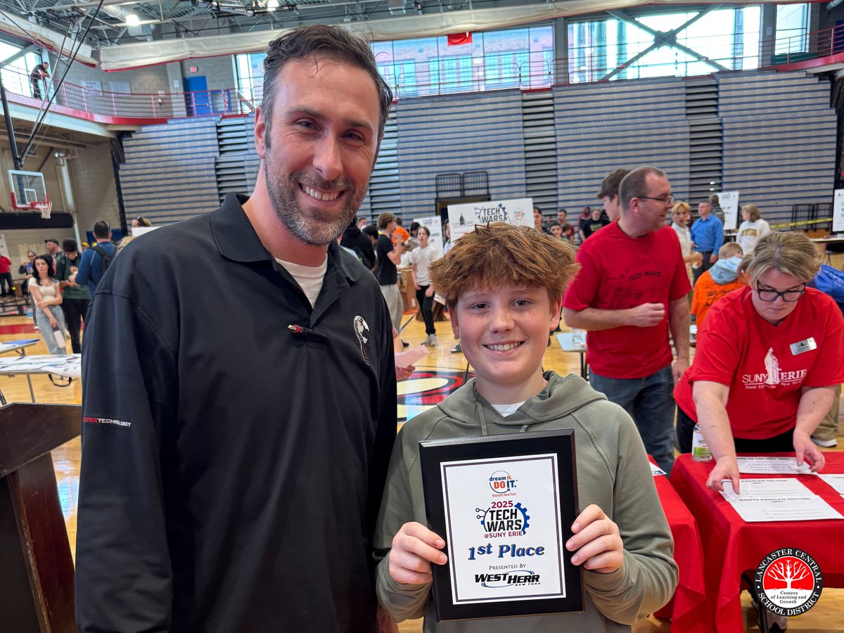 LMS STEM &amp; Robotics students joined 1,000+ students from WNY at <a href="/SUNYECC/">SUNY Erie</a> for a day of STEM challenges from mousetrap cars to VEX robotics &amp; more!

🏆 Amber Schwab &amp; Lawson Miller – 1st in On-Site Engineering
🏆 Ryan Romano – 1st in Skimmer Car 

Future engineers, activated!