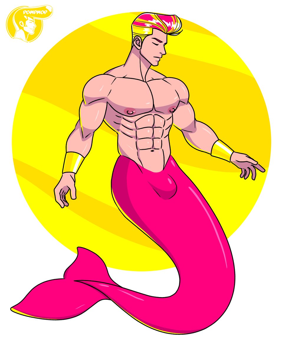 Gay fish man! Posted to Patreon earlier in the month!

discord.gg/eKdEhb9S
patreon.com/notifications

#mermay #mermaid #merman #merfolk #mermaids #mermen
#gayart #queerart #lgbtart #baraart #lgbtqart #pompadour