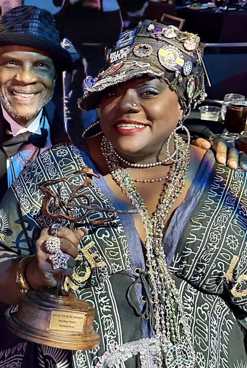 THORNETTAD's tweet image. Thank you @BluesFoundation for hosting another great event and thank you to all the people who voted for me this year thank you so much for your support.