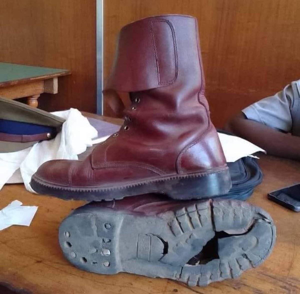 Fadzayi Mahere🇿🇼 (@advocatemahere) on Twitter photo 🔸The saddest part about the unconstitutional car radio tax is that it will be “enforced” by police officers who cannot afford a car, a car radio let alone the US$92 car radio tax. The poor officers can barely afford new work shoes. It’s a mess. Am I lying <a href="/PoliceZimbabwe/">Zimbabwe Republic Police</a>?
We 🔸The saddest part about the unconstitutional car radio tax is that it will be “enforced” by police officers who cannot afford a car, a car radio let alone the US$92 car radio tax. The poor officers can barely afford new work shoes. It’s a mess. Am I lying <a href="/PoliceZimbabwe/">Zimbabwe Republic Police</a>?
We