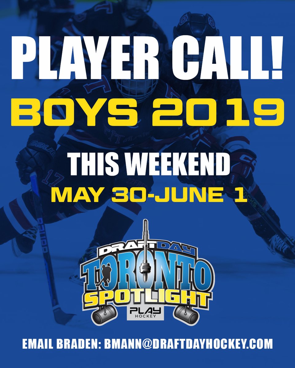 Last-minute 2019 spots to compete this weekend at the Toronto Spotlight! 

Interested? Contact: 
Braden Mann: bmann@draftday.com
Gregg Mann: gmann@draftday.com