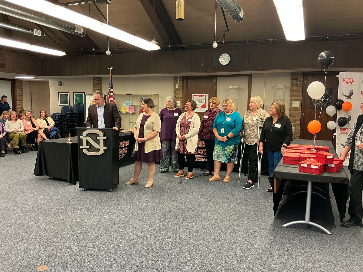 We have several staff members that are retiring at the end of this school year. These individuals represent decades of knowledge and leadership here in North Olmsted. Drop a note in the comments wishing these folks a happy and enjoyable retirement!