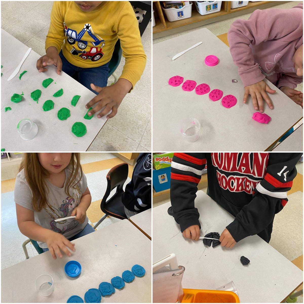 Mrs.Dalrymple (@mrs_dalrymple17) on Twitter photo In math, we have been learning about fractions and fair sharing. We practiced by answering some thinking word problems about sharing cookies and cake… making them out of playdoh! #ocsbMath <a href="/StMaryOCSB/">St. Mary School</a> In math, we have been learning about fractions and fair sharing. We practiced by answering some thinking word problems about sharing cookies and cake… making them out of playdoh! #ocsbMath <a href="/StMaryOCSB/">St. Mary School</a>