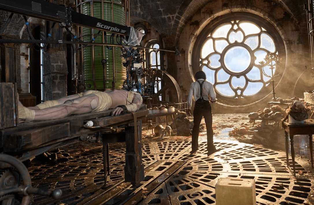 HollywoodHandle's tweet image. The first trailer for Guillermo Del Toro’s ‘FRANKENSTEIN’ releases this Saturday.