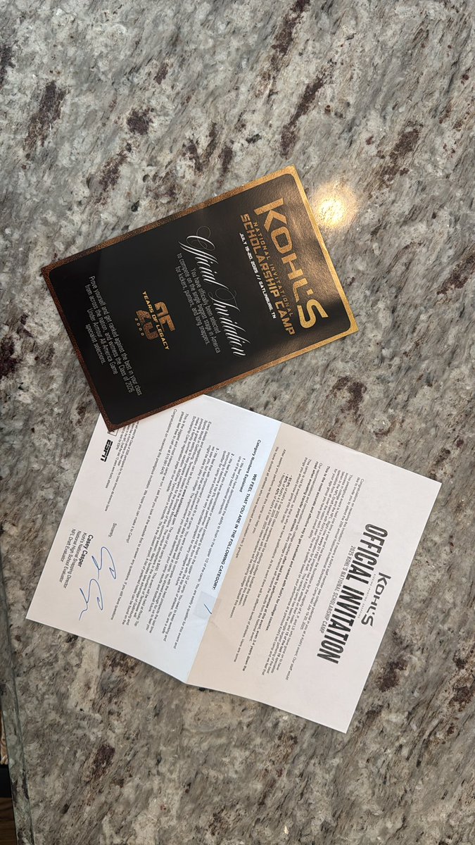 Vagelis Tzoumakas (@vagelisck) on Twitter photo Super excited to receive an invitation to Kohl’s Scholarship Camp! Thank you <a href="/KohlsKicking/">Kohl's Kicking Camps</a> can’t wait! <a href="/UDC_Recruits/">Underdog Recruits + Consulting</a> Super excited to receive an invitation to Kohl’s Scholarship Camp! Thank you <a href="/KohlsKicking/">Kohl's Kicking Camps</a> can’t wait! <a href="/UDC_Recruits/">Underdog Recruits + Consulting</a>
