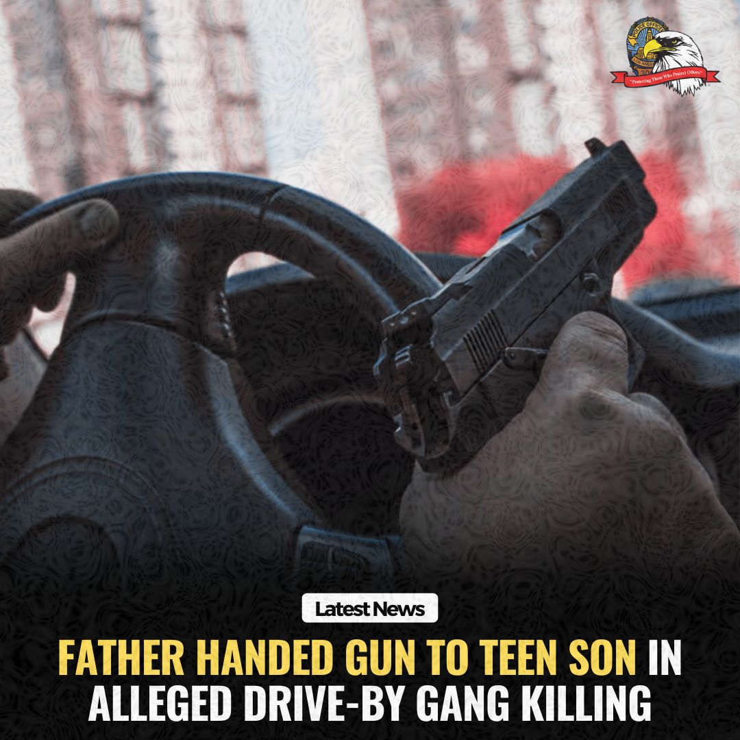 LAPD says a father and son went on a gang graffiti spree that ended with a 14-year-old pulling the trigger of a gun handed to him by his father, killing a man and wounding two other victims. Detectives allege the father, a repeat felon and longtime gang member, handed his son the