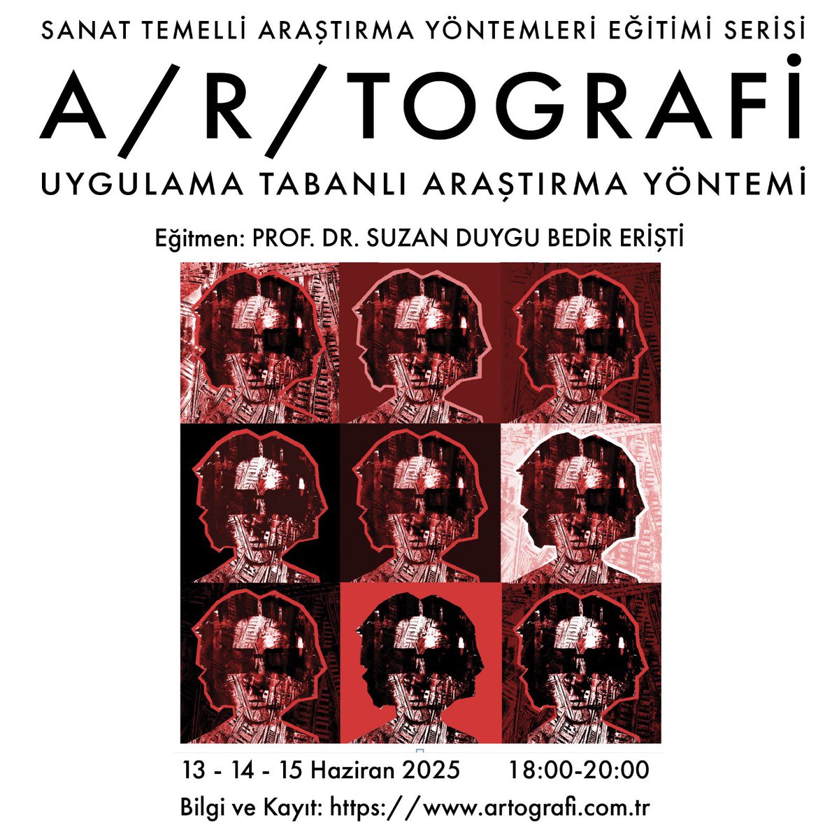 Prof. Dr. Suzan Duygu Bedir Erişti Anadolu Üni. (@sdbedir) on Twitter photo 13-14-15 Haziran Artografi Eğitimi kayıtları devam ediyor. Kayıt ve bilgi: artografi.com.tr 13-14-15 Haziran Artografi Eğitimi kayıtları devam ediyor. Kayıt ve bilgi: artografi.com.tr