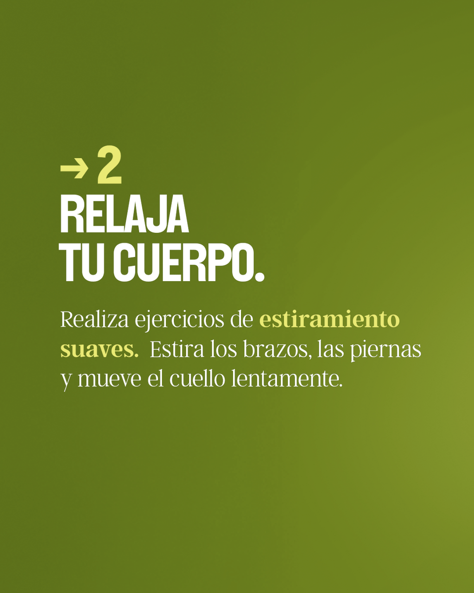 floridauni's tweet photo. 😌 Respirar, pausar y confiar. Antes del examen, relaja cuerpo y mente con estos tips. ¡Guárdalos y llega a #selectividad con la mejor energía! 💪

#AhíEsFlorida #Cooplearning #estudiadeotramanera https://t.co/XoPhfAfBeE