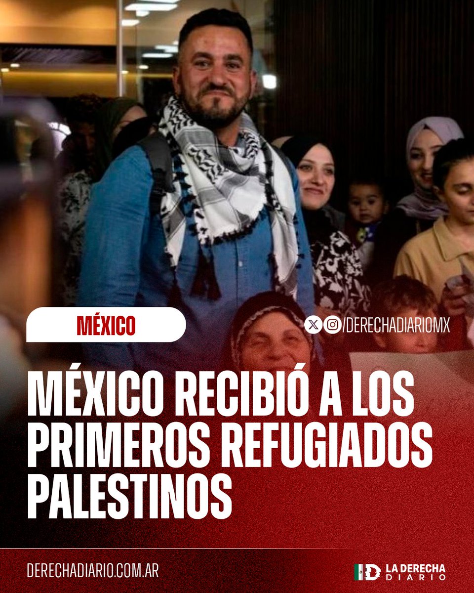 DerechaDiarioMX's tweet photo. 🚨🇲🇽🇵🇸 | Refugian terroristas: Al gobierno mexicano no le basta con terroristas caseros e importó a los primeros 18 refugiados palestinos que llegaron a México provenientes de la Franja de Gaza. https://t.co/e7bvJX3t5G