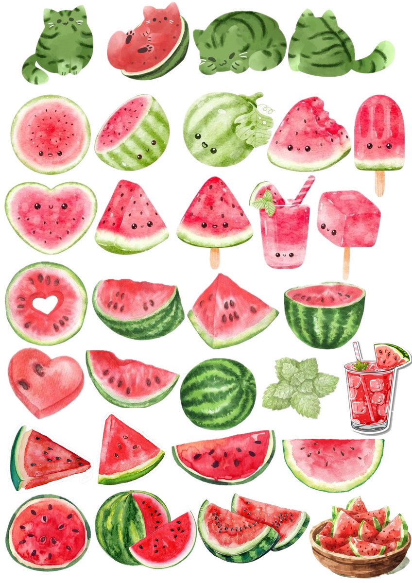 olur da karpuz yapmak isteyen olursa karpuz sayfası yaptım ben… birazdan çıktı alıcam ✨