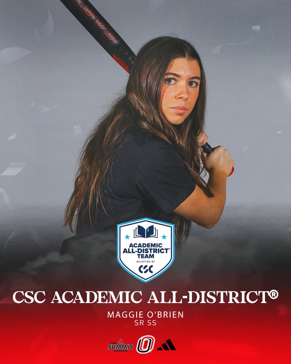 Omaha Softball (@omahasb) on Twitter photo 📚 | For the third straight year, <a href="/maggie__obrien6/">Maggie O’Brien</a> has been named to the <a href="/CollSportsComm/">College Sports Communicators</a> Academic All-District Team®!
O'Brien is a finalist for <a href="/AcadAllAmerica/">Academic All-America®, selected by CSC</a> and has advanced to the national ballot 🙌
#GoMavs | <a href="/UNOmaha/">University of Nebraska at Omaha</a> 📚 | For the third straight year, <a href="/maggie__obrien6/">Maggie O’Brien</a> has been named to the <a href="/CollSportsComm/">College Sports Communicators</a> Academic All-District Team®!
O'Brien is a finalist for <a href="/AcadAllAmerica/">Academic All-America®, selected by CSC</a> and has advanced to the national ballot 🙌
#GoMavs | <a href="/UNOmaha/">University of Nebraska at Omaha</a>