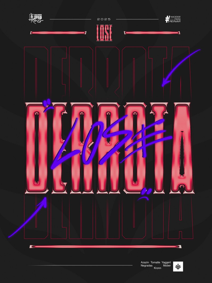 ❗️SE INTENTÓ❗️
❌PROMOTION | <a href="/LVPesVALORANT/">VALORANT Challengers Spain: Rising MediaMarkt</a> ❌

❌ 0 - 2
🆚 <a href="/KPI_WORLD/">KPI</a> 

❗️HAN SIDO MEJORES❗️
❗️VOLVEREMOS MÁS FUERTES❗️
❗️APOYAR a los CHAVALES MÁS QUÉ NUNCA❗️
❗️Estos chavales se dejan la piel todos los días, un partido no cambiará su SUEÑO❗️

🇬 🇬

#NacidosParaReinar 👑