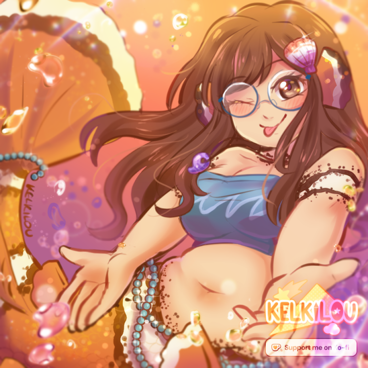 Limited Mermay Comms for <a href="/KazeOceanTide/">Kaze</a> and Maya! ☕️🧡