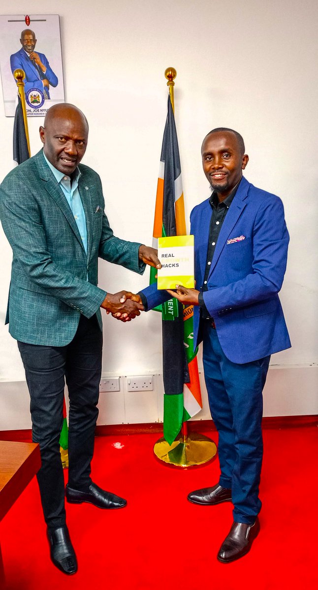 MainaFestus's tweet photo. Met my Senator Hon @JoeNyutu to discuss enterprise innovation and youth development as poured in my book 'Real Growth Hacks'.

Everyone thinks. What we need are doers.

Get Real Growth Hacks: https://t.co/IL1FEFmYKX

#EnterpriseInnovation #RealGrowthHacks #Leadership #Impact https://t.co/ZNodpxCspu