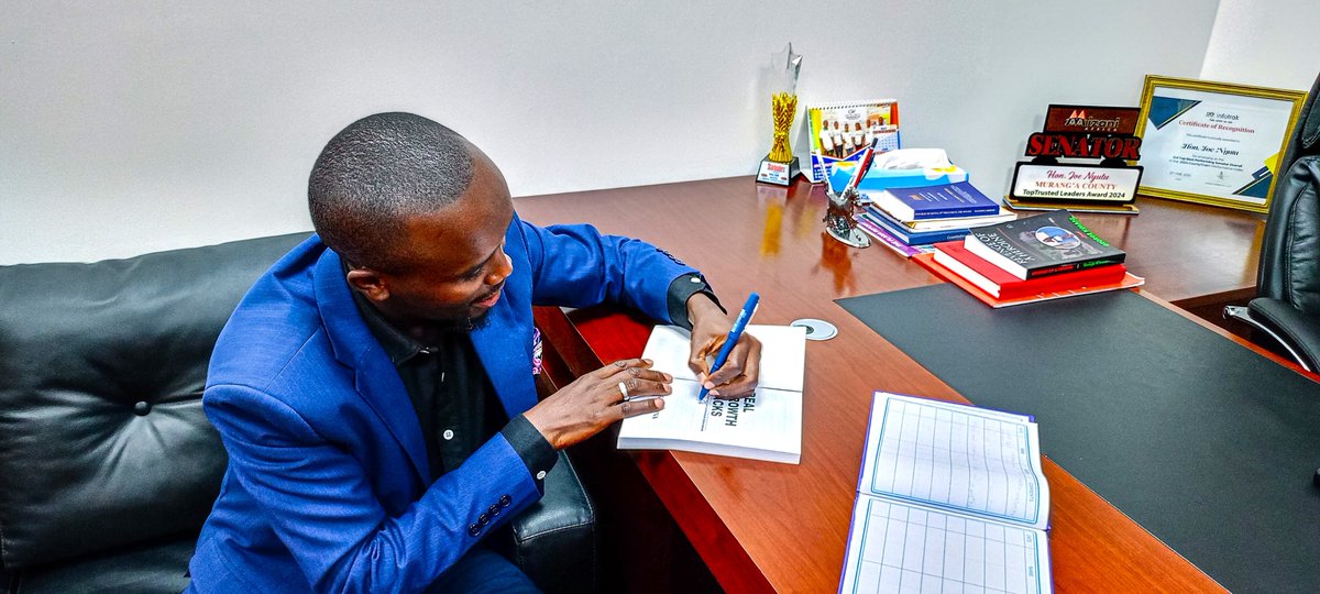 MainaFestus's tweet photo. Met my Senator Hon @JoeNyutu to discuss enterprise innovation and youth development as poured in my book 'Real Growth Hacks'.

Everyone thinks. What we need are doers.

Get Real Growth Hacks: https://t.co/IL1FEFmYKX

#EnterpriseInnovation #RealGrowthHacks #Leadership #Impact https://t.co/ZNodpxCspu