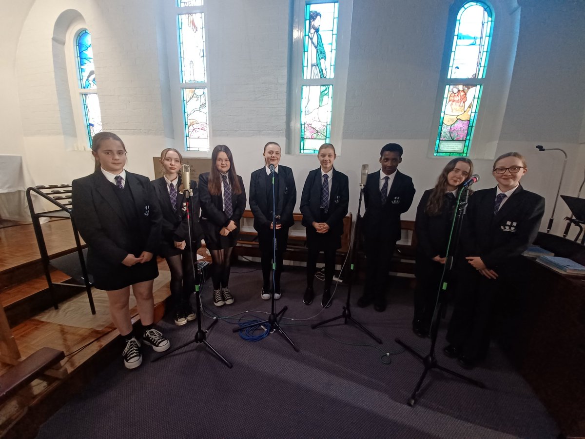 Members of our school choir led the singing at St. Philomena's tonight as the P7 children received the sacrament of Confirmation.