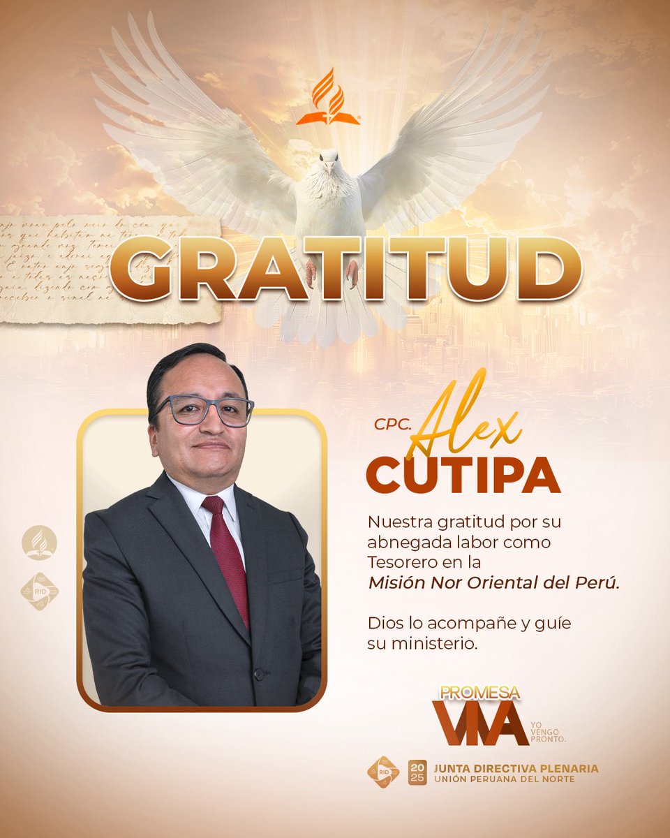 Nuestra gratitud al CPC. Alex Cutipa por su gran labor👏🏼