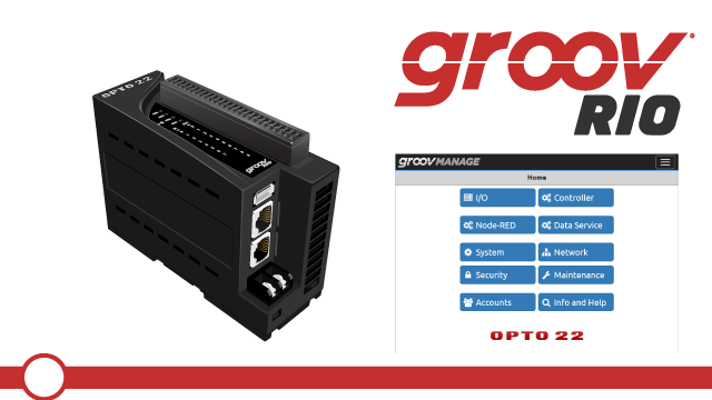 opto22's tweet photo. Kicking off the week with groov RIO lessons on #OptoU: Configuring groov RIO with groov Manage https://t.co/sbbEHBawVw https://t.co/KQEIBCcMFf