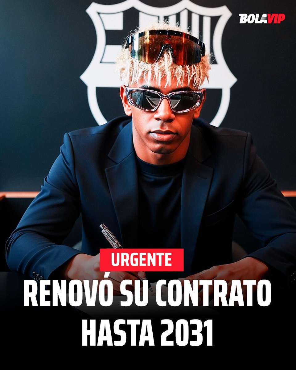 ¡HAY LAMINE PARA RATO! ✅

✍🏻 Barcelona NO quiso pasar riesgos, aseguró a su joya hasta junio de 2031 con un contrato MILLONARIO.

El dato más peculiar es que se terminará cuando él tenga solo 23 AÑOS, sí, con toda una carrera aún por delante.