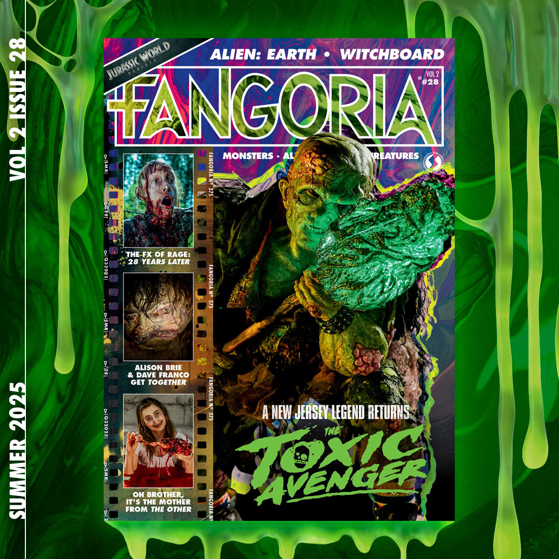 Toxie fans: This one’s for you. 

Our subscriber-only FANGORIA cover for Macon Blair’s update of the Troma classic, THE TOXIC AVENGER, is a radioactive slab of horror nostalgia. 🧪☠️☢️😵

Subscribe by June 15 to claim your copy. Get 25% off a full year with code 'TOXIE'