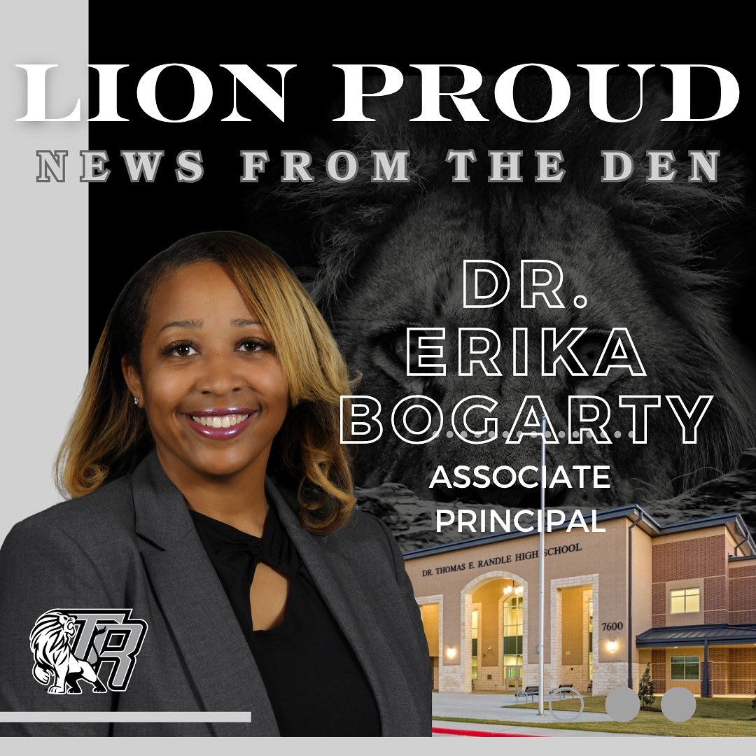 🎉 Big congrats to Dr. Erika Bogarty, newly named Associate Principal of Randle High School! Your leadership and dedication continue to inspire. We’re so proud of you! 💙🐾 #RandlePride #CongratsDrBogarty #WeAreRandle #LeadershipMatters