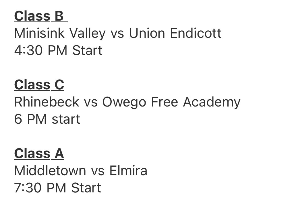 NYS Flag Football Sub-Regionals will be played tomorrow at Goshen High School with Section 4 taking on Section 9. The games will be live streamed through NFHS and tickets can be purchased through GOFan!