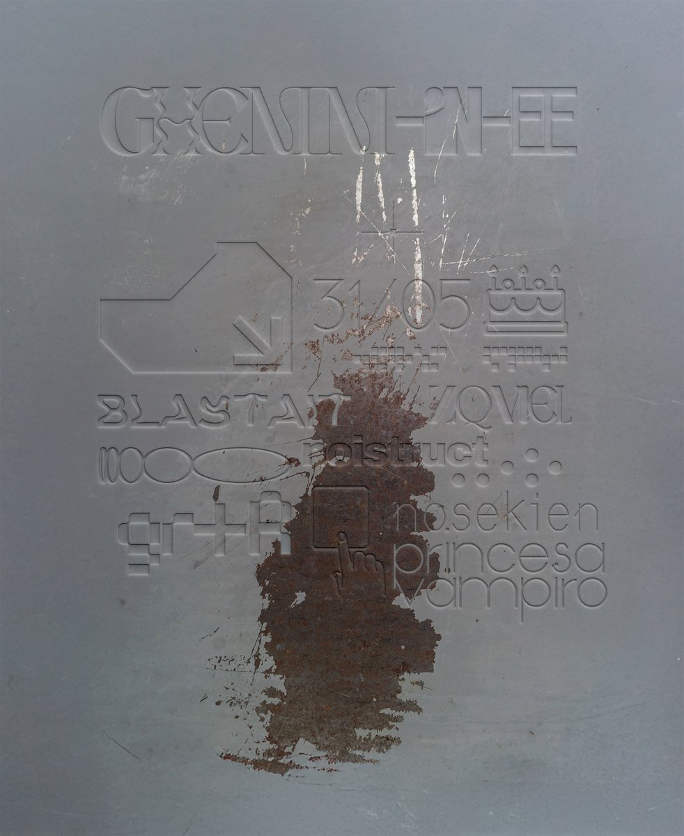 raw, textured piece for my birthday celebration. industrial vibes, personally crafted —͟͟͞͞𖣘