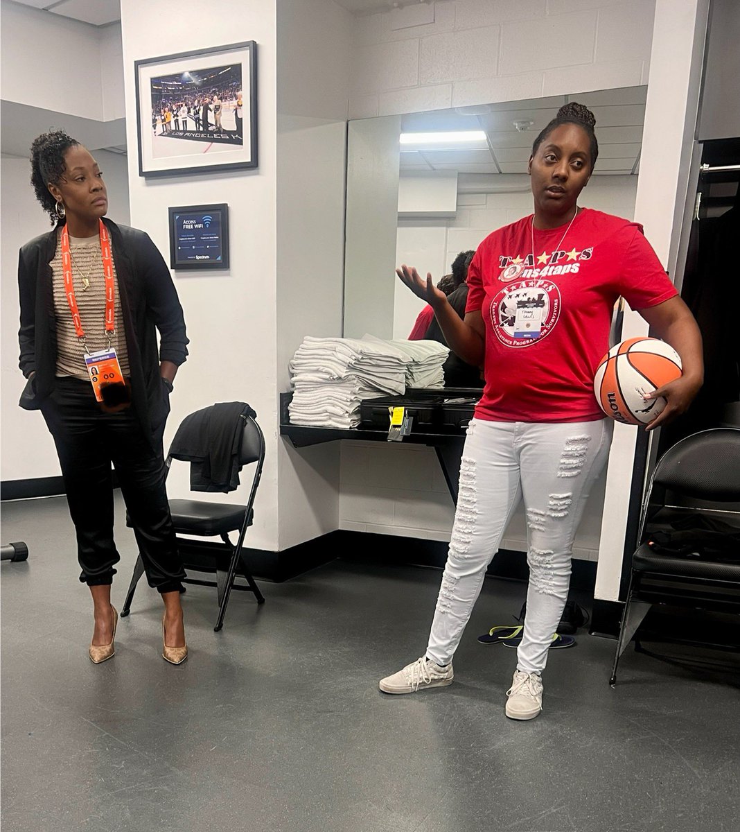teams4taps (@teams4taps) on Twitter photo Our @tapsorg family is honored to be here with the <a href="/WNBA/">WNBA</a> Refs at the <a href="/LASparks/">Los Angeles Sparks</a> game this Memorial Day Weekend 🏀❤️🇺🇸
Thank you <a href="/OfficialNBARefs/">NBA Referees</a> for creating these special experiences for our military survivors! Our @tapsorg family is honored to be here with the <a href="/WNBA/">WNBA</a> Refs at the <a href="/LASparks/">Los Angeles Sparks</a> game this Memorial Day Weekend 🏀❤️🇺🇸
Thank you <a href="/OfficialNBARefs/">NBA Referees</a> for creating these special experiences for our military survivors!