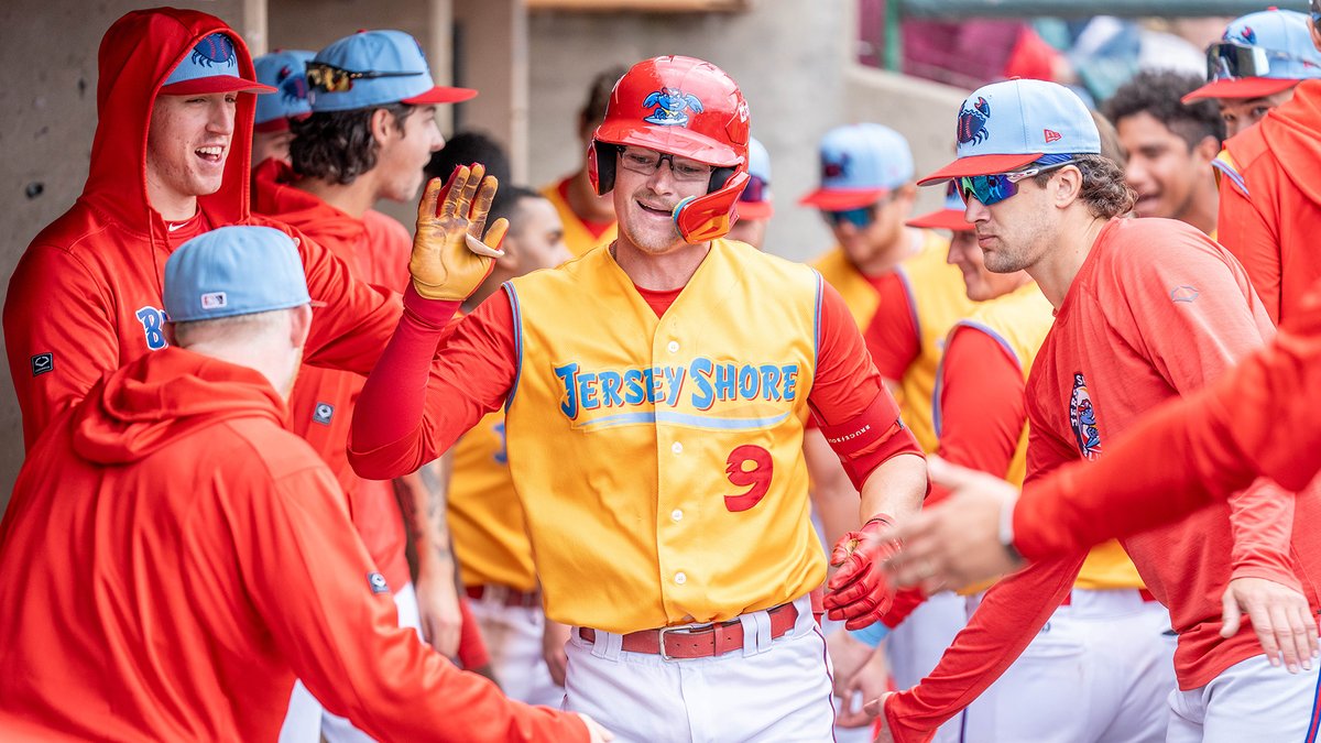 A pair of 6-4 games, with the BlueClaws winning the nightcap to split two from Brooklyn on Sunday: milb.com/jersey-shore/n…