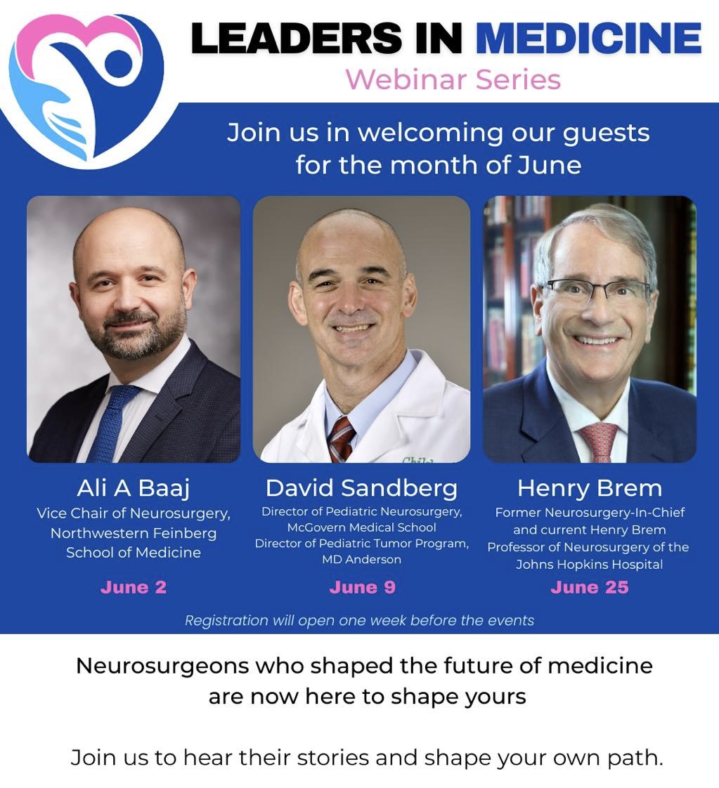 MedSchool Mentor (@mentormedschool) on Twitter photo We believe in the power of mentorship and the responsibility to inspire the next generation of healthcare leaders. Join us for our exclusive webinars featuring Dr. <a href="/AliBaajMD/">Ali A. Baaj MD</a> (<a href="/NeurosurgeryNM/">Neurosurgery at NM</a>), Dr. David Sandberg (<a href="/NeurosurgUTH/">UT Houston Neurosurgery</a> & <a href="/MDAndersonNews/">MD Anderson Cancer Center</a>), and Dr. Henry Brem We believe in the power of mentorship and the responsibility to inspire the next generation of healthcare leaders. Join us for our exclusive webinars featuring Dr. <a href="/AliBaajMD/">Ali A. Baaj MD</a> (<a href="/NeurosurgeryNM/">Neurosurgery at NM</a>), Dr. David Sandberg (<a href="/NeurosurgUTH/">UT Houston Neurosurgery</a> & <a href="/MDAndersonNews/">MD Anderson Cancer Center</a>), and Dr. Henry Brem