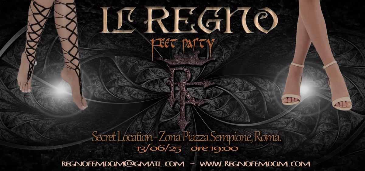 Ecco il link ufficiale Il Regno #FemDom #PlayParty facebook.com/events/s/il-re… 
#bdsm #italianmistress #topmistress #mistressroma