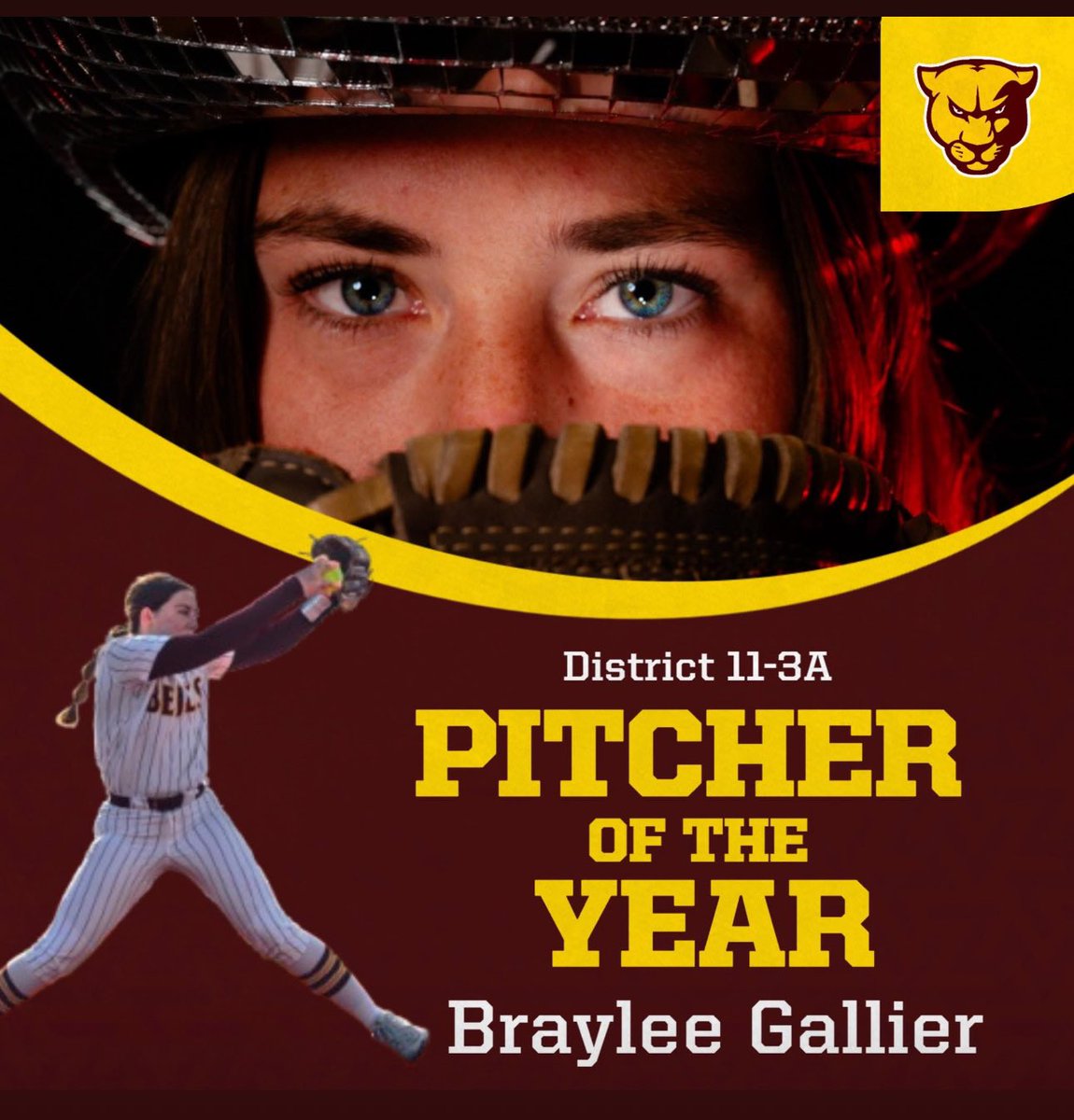 BrayleeGallier's tweet photo. Named pitcher of the year for 3A District 11 and earned Academic All-District!
Thankful for my teammates, coaches, the competition that pushes me to be better, and everyone who supports me along the way. 🤍
@LineDsoftball @ICNationalSoliz @DfwSho @TopPreps @LegacyLegendsS1 @SoftballRecruit @IHartFastpitch
