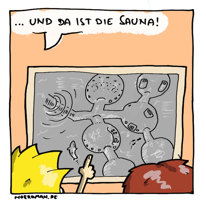 Das Unterwasserhabitat ist nur kurz offline bis ein Hacker es schafft, eine SSH-Verbindung über einen Myonenstrahl aufzubauen.