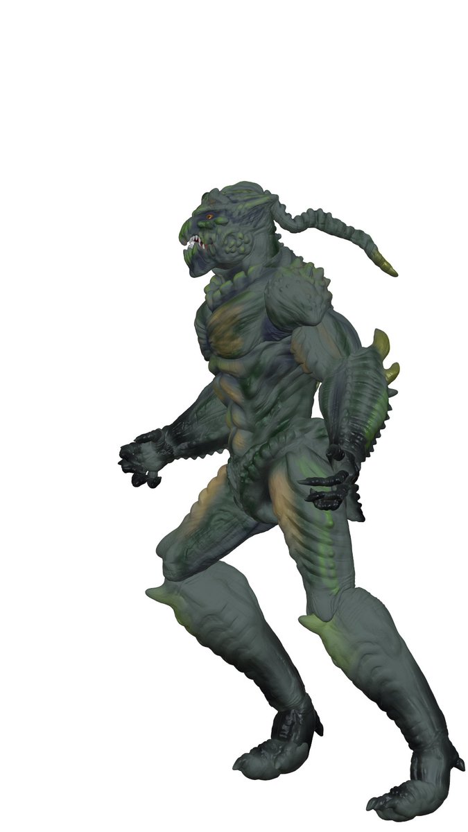 CrcherPrtre's tweet photo. #zoanoid #guyvermovie #guyver #oc #nomadsculpt #turtle #turtlemonster https://t.co/2Lq3LgPlZo