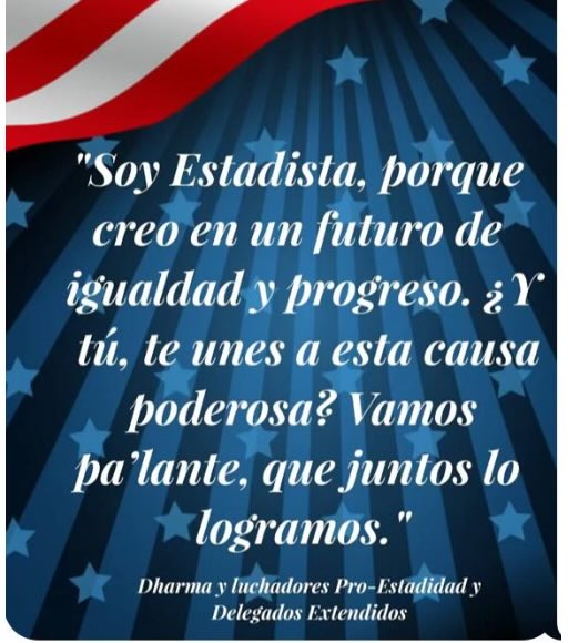 CidEloisa's tweet photo. @Stoneshadow70 @dharma90028850
Somos la FuerzaEstadista del Pueblo… #delegatespr
LaEstadidad Tiene Líder 🇵🇷🇺🇸 https://t.co/ft0FzcChke