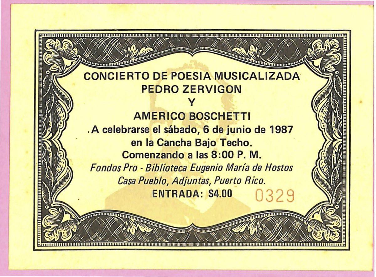Recordamos con mucho orgullo y agradecimiento las aportaciones de Américo Boschetti al desarrollo de Casa Pueblo, un gran cantautor y puertorriqueño comprometido con su país. Desde Adjuntas nuestras condolencias a su familia y amistades. DEP archivohistoricocasapueblo.org/s/archivo-hist…