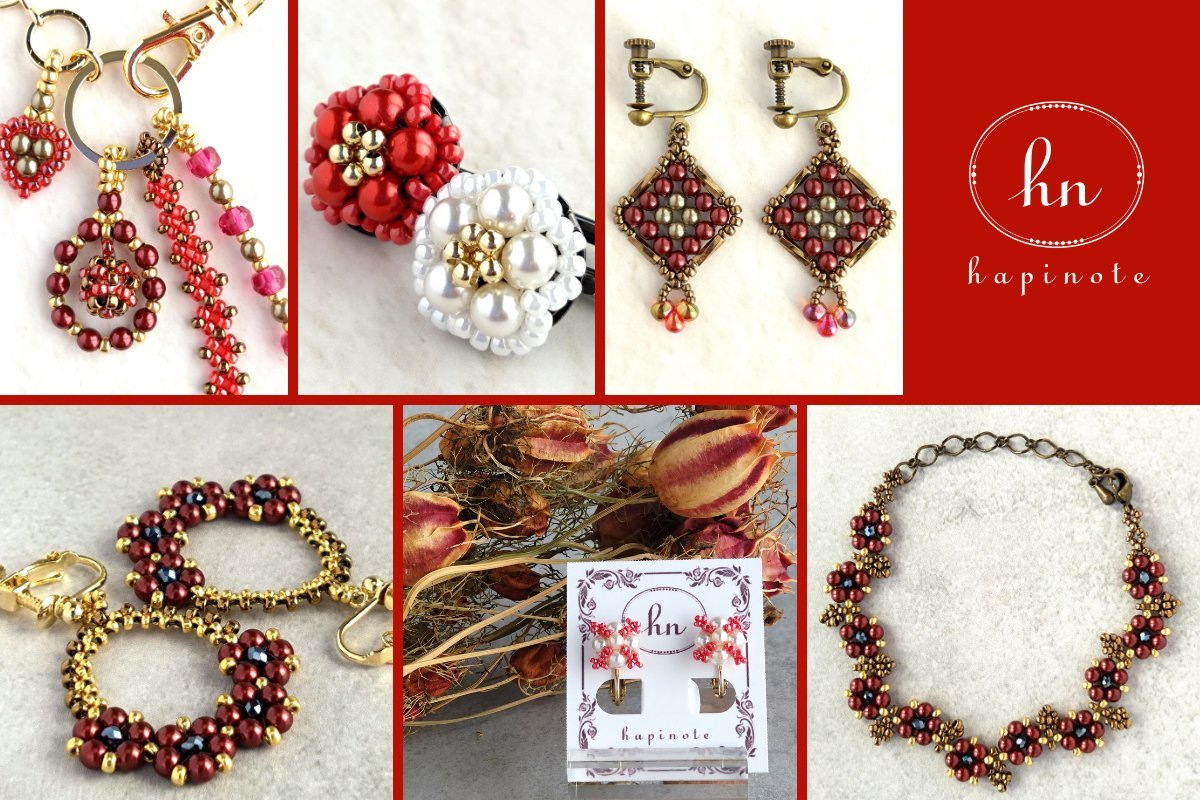 #クリエイター様の中に赤の作品をお持ちの方はいらっしゃいませんか

昔のものも集めてみました。

#ビーズステッチ