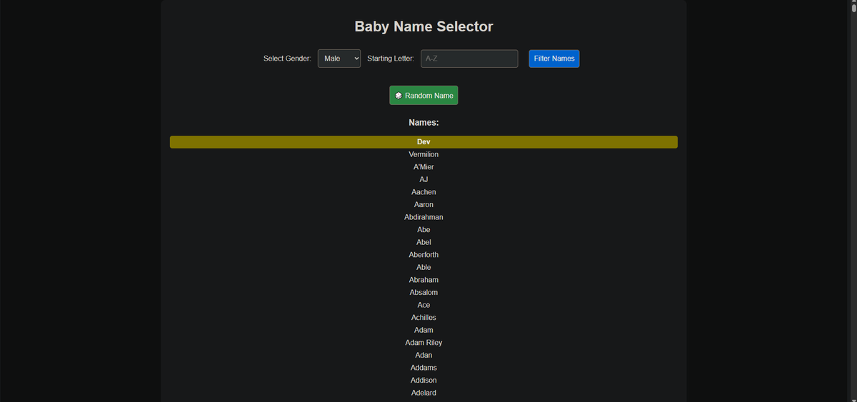 🚨 NEW UPDATE! 🚨 Many requested a 'Random Name' feature. So, I ...