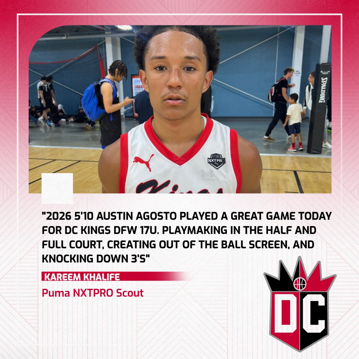 DcKingsDFW (@dcsportsdfw_) on Twitter photo <a href="/AgostoAustin/">Austin Agosto Navarro</a> keep pushing my brother thank u <a href="/Kareem__Khalife/">Kareem Khalife</a> for the write up !! Player of the Game: Austin
Austin came up big tonight, finishing with 19 points, including 6 three-pointers to lead the way.His shooting sparked the offense and set the tone <a href="/BlueRidgeHoops/">Baron Basketball</a> <a href="/AgostoAustin/">Austin Agosto Navarro</a> keep pushing my brother thank u <a href="/Kareem__Khalife/">Kareem Khalife</a> for the write up !! Player of the Game: Austin
Austin came up big tonight, finishing with 19 points, including 6 three-pointers to lead the way.His shooting sparked the offense and set the tone <a href="/BlueRidgeHoops/">Baron Basketball</a>