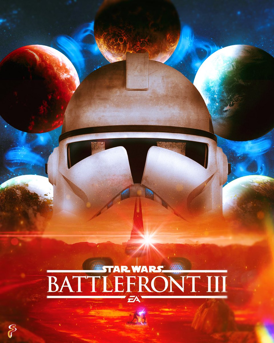 GfxShayaan's tweet photo. Battlefront 2 is blowing up currently so many people are making bf3 poster designs so this is my take on a battlefront 3 poster design!
-
-
#battlefront #battlefront2 #battlefront3 #starwars #ea #savebattlefront2 #bf3 #bf2 #design #poster https://t.co/10qyTHZa6I
