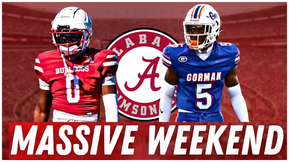 Johnathan Lewis 🎙 (@bamanationjohn) on Twitter photo Check out today's video, <a href="/CoachingMSmith/">Stephen M. Smith</a> and I discuss the 14 recruits scheduled to visit Alabama 🐘 on May 30th, one of the program’s four MASSIVE official visit weekends. #RollTide #TheBamaStandard Link: youtube.com/watch?v=Pe2ynz… Check out today's video, <a href="/CoachingMSmith/">Stephen M. Smith</a> and I discuss the 14 recruits scheduled to visit Alabama 🐘 on May 30th, one of the program’s four MASSIVE official visit weekends. #RollTide #TheBamaStandard Link: youtube.com/watch?v=Pe2ynz…