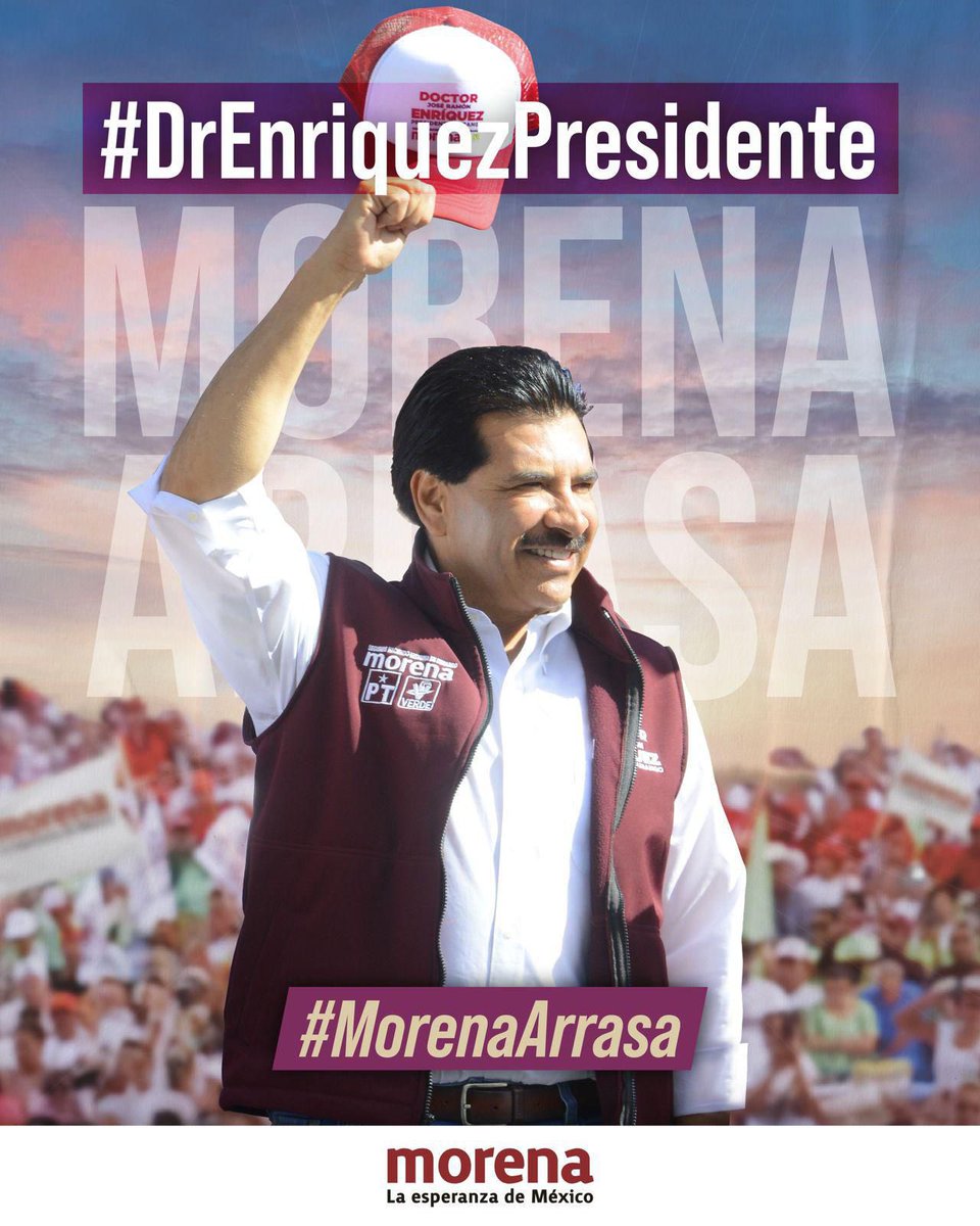 #morenaArrasa 
Vamos Durango 💕