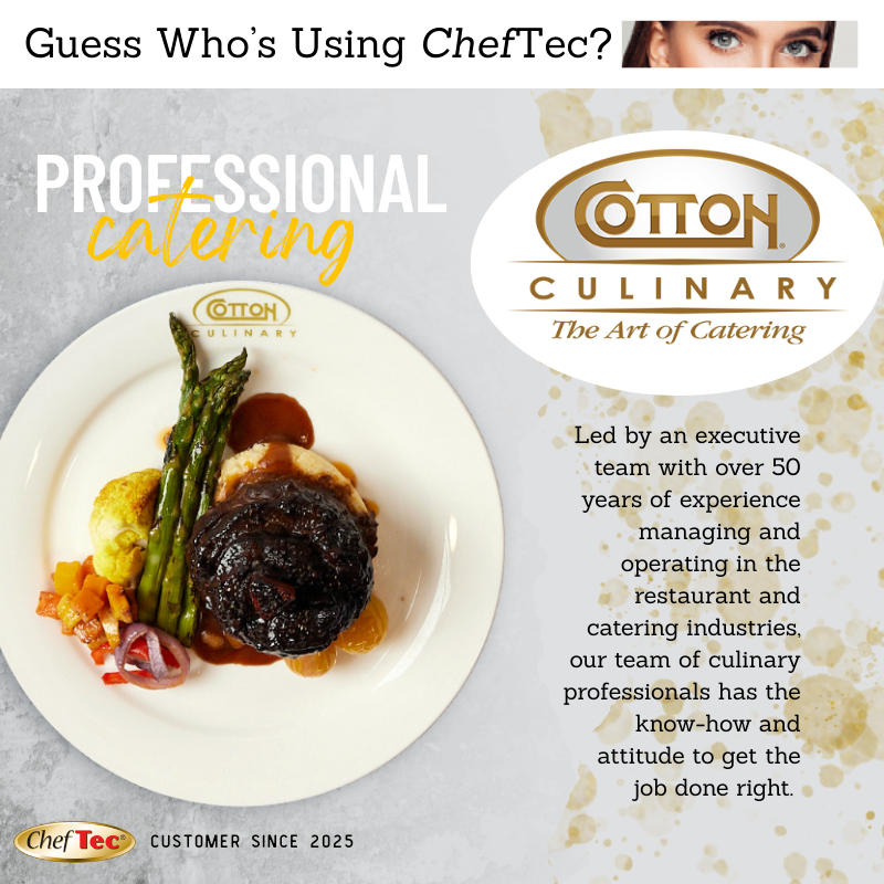 ChefTec and CorTec Software for Foodservice Ops tweet media