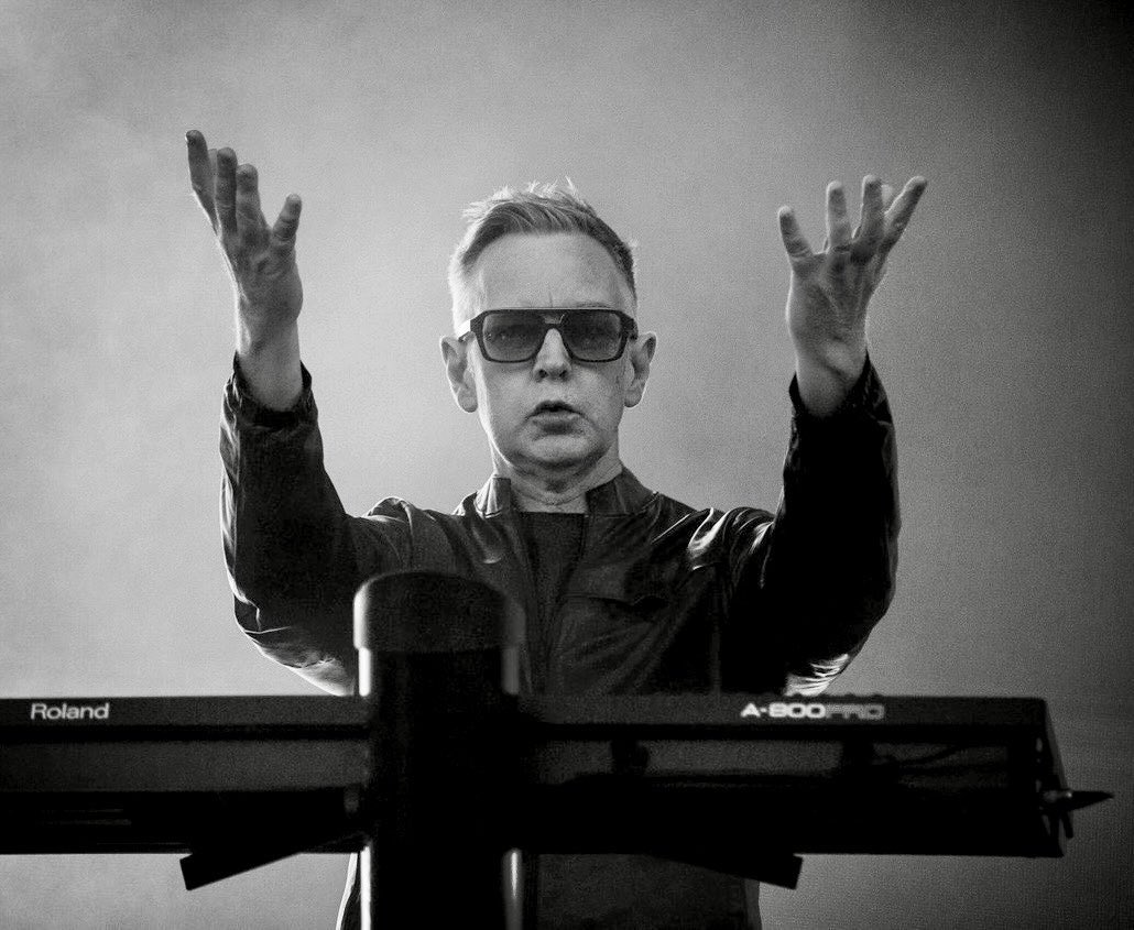 Remembering Andy Fletcher who passed away 3 years ago today at the age of 60. 
Thank you for the memories, Fletch 🖤
#DepecheMode