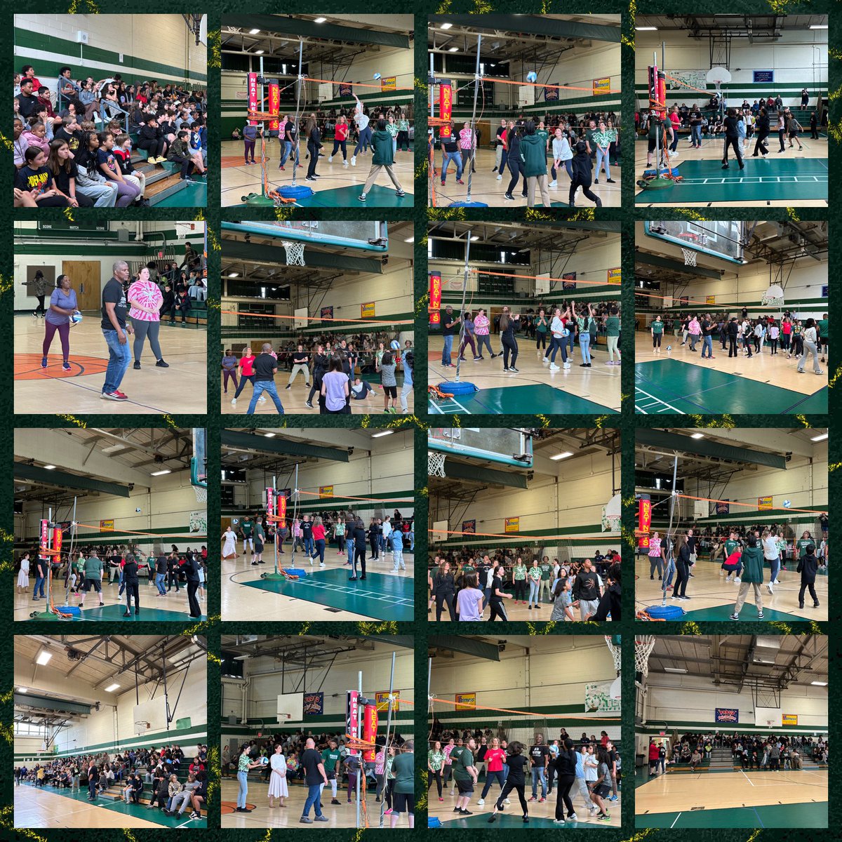 What a match! Newcomb Staff swept the students vs. staff tournament with 3 wins, but students showcased their hard-earned skills and sportsmanship. Great fun and friendly competition all around! #Volleyball #Teamwork #Sportsmanship"