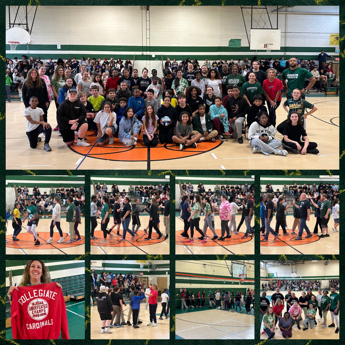 What a match! Newcomb Staff swept the students vs. staff tournament with 3 wins, but students showcased their hard-earned skills and sportsmanship. Great fun and friendly competition all around! #Volleyball #Teamwork #Sportsmanship"